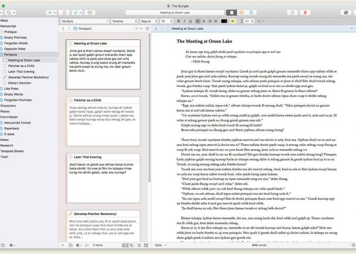mac good reference app for scrivener and word